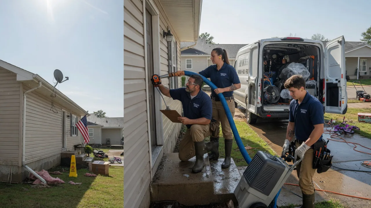 Ceiling Water Damage Restoration in Drakesville, IA near me