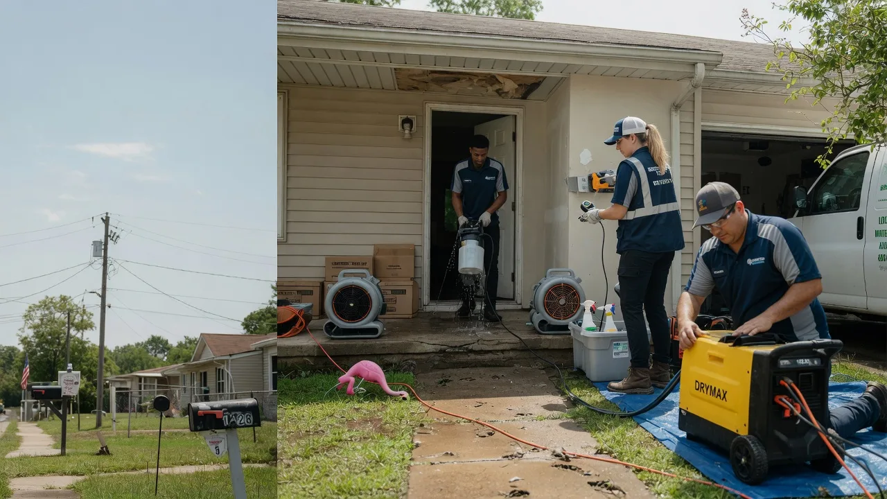 Storm Damage Water Removal in Drakesville, IA near me